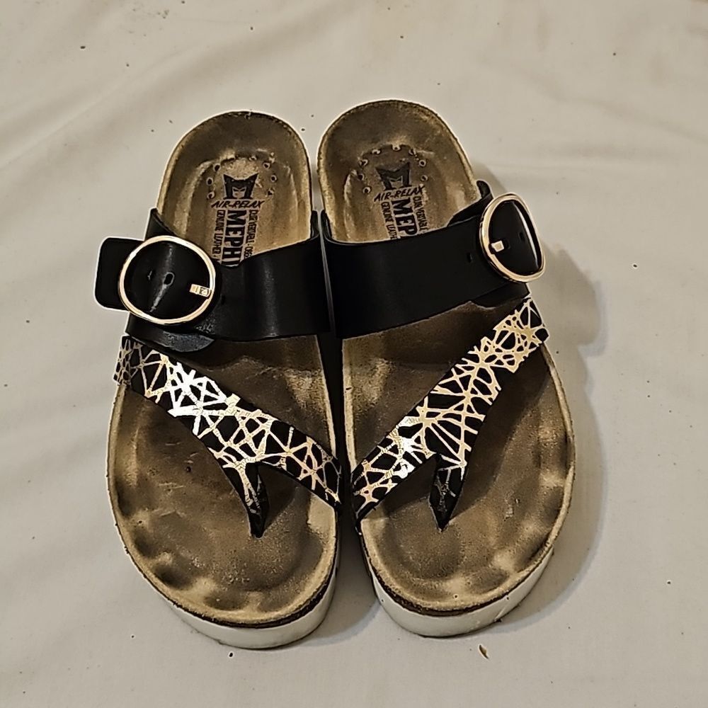 - Mephisto Loop Toe Sandals Size 36 - image 1